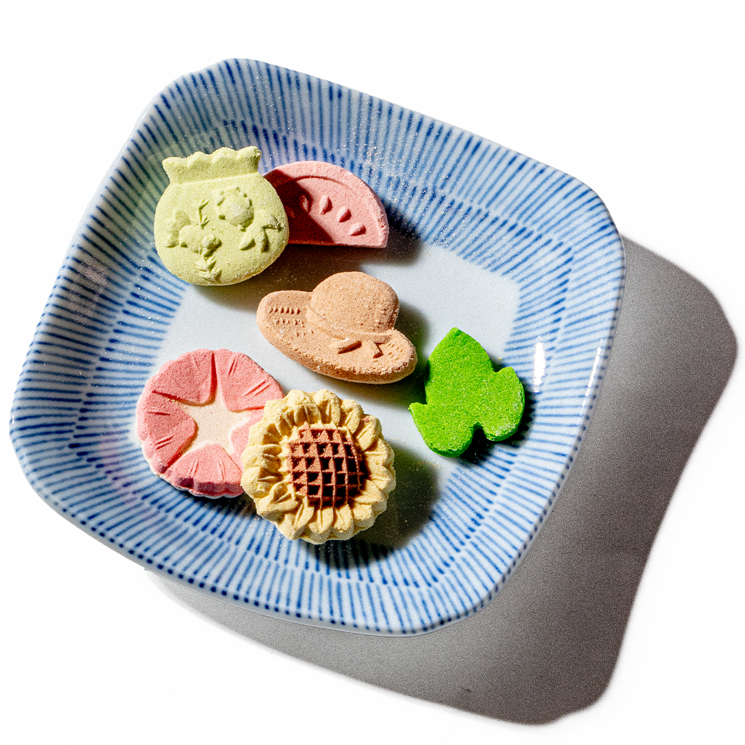 Wasanbon, an authentic Japanese sugar candy